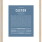 Caston | Name Art Print