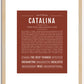 Catalina | Name Art Print