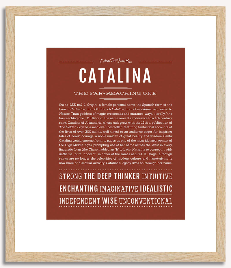 Catalina | Name Art Print