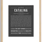 Catalina | Name Art Print