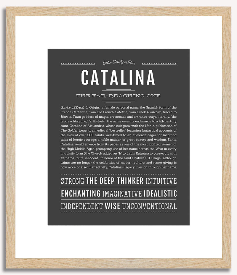 Catalina | Name Art Print