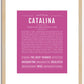 Catalina | Name Art Print