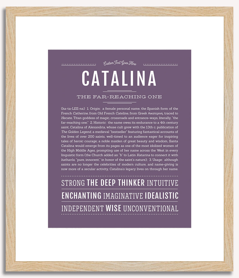 Catalina | Name Art Print