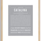 Catalina | Name Art Print