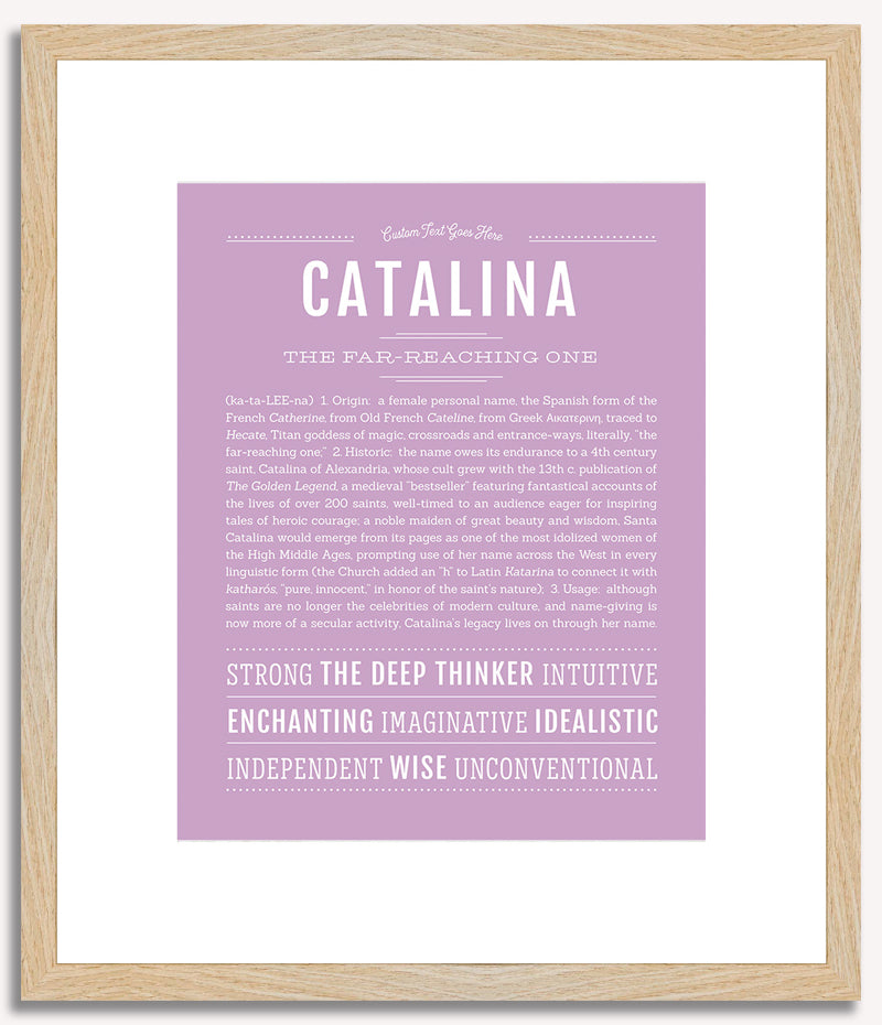 Catalina | Name Art Print