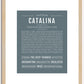 Catalina | Name Art Print