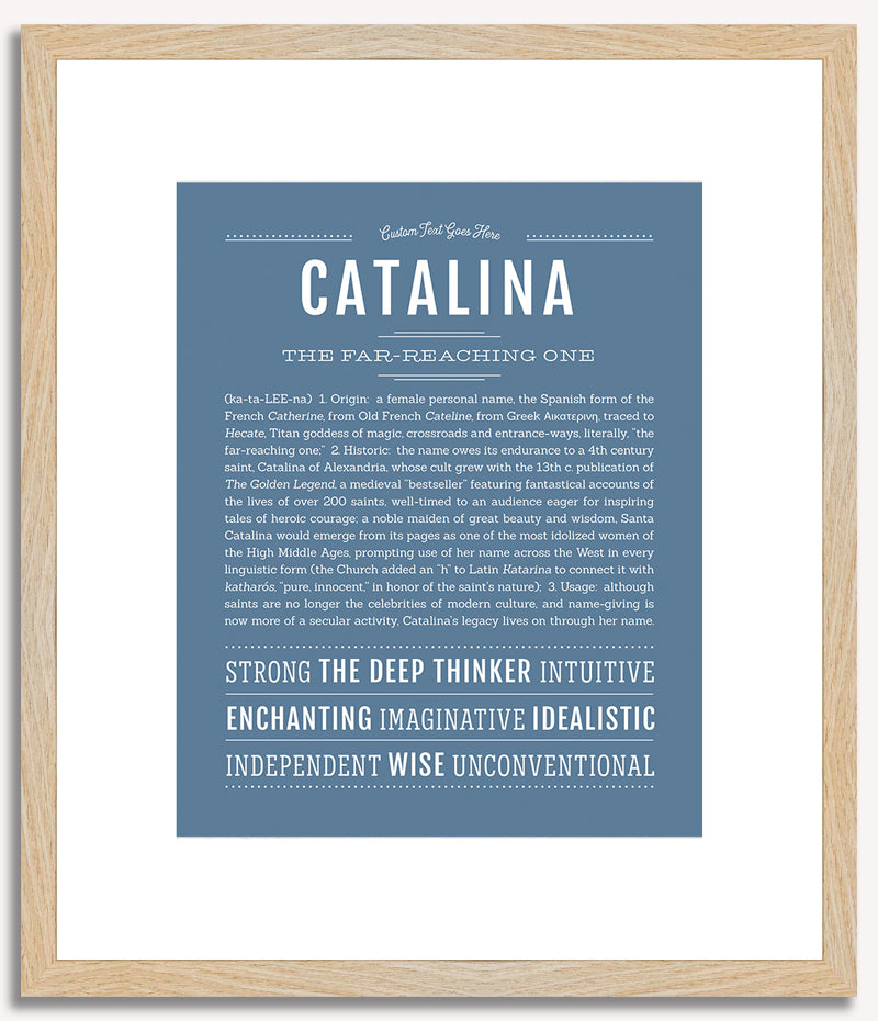 Catalina | Name Art Print