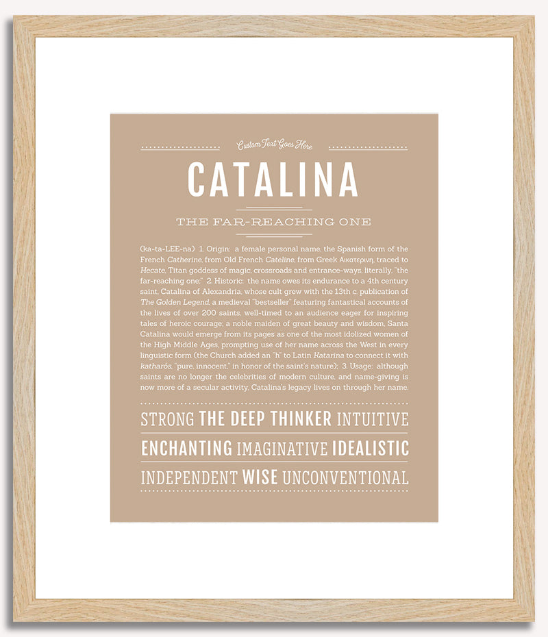 Catalina | Name Art Print