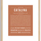 Catalina | Name Art Print