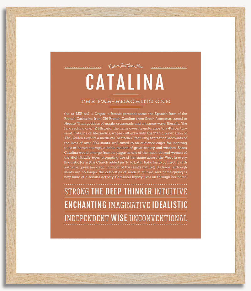 Catalina | Name Art Print