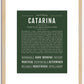 Catarina | Name Art Print