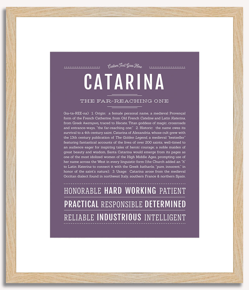 Catarina | Name Art Print