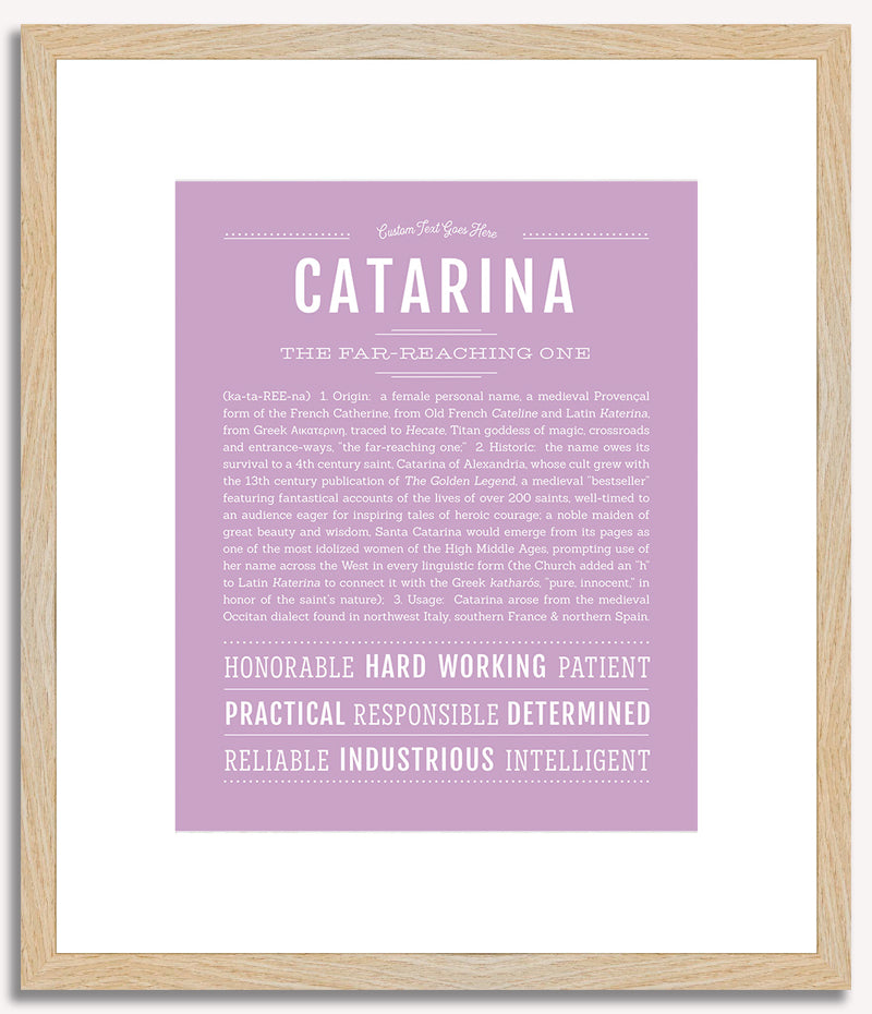 Catarina | Name Art Print