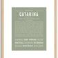 Catarina | Name Art Print