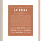 Catarina | Name Art Print