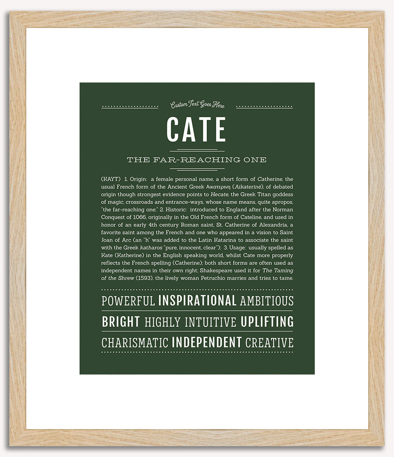 Cate | Name Art Print