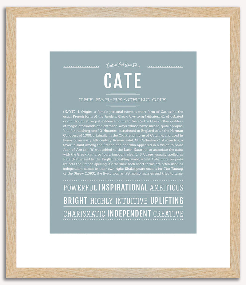 Cate | Name Art Print