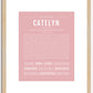 Catelyn | Name Art Print