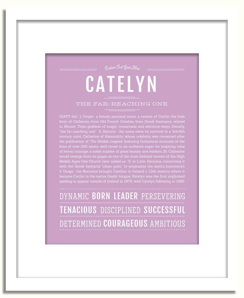 Frame Options | Lilac | White Frame, Matted