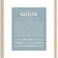 Catelyn | Name Art Print