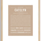 Catelyn | Name Art Print