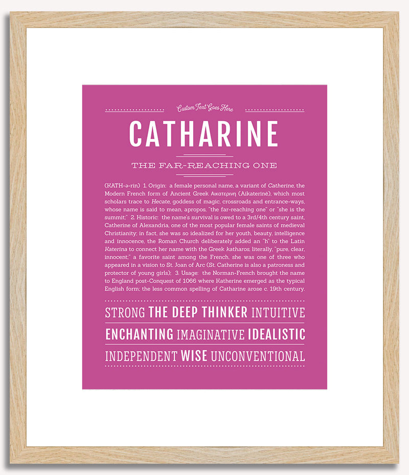 Catharine | Name Art Print