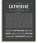 Catherine | Name Art Print – Name Stories