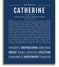 Catherine | Name Art Print – Name Stories