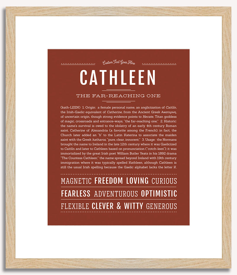 Cathleen | Name Art Print