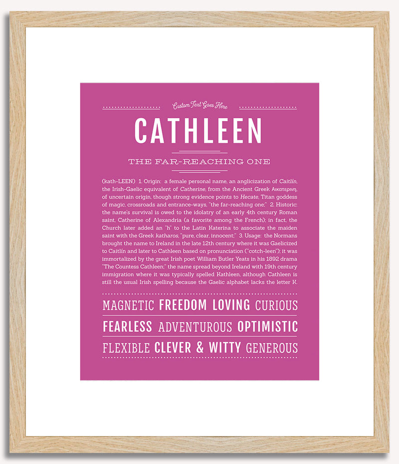 Cathleen | Name Art Print