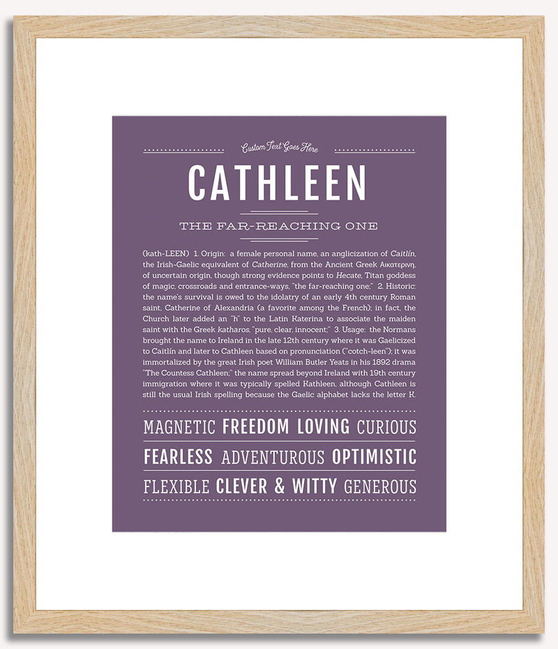 Cathleen | Name Art Print