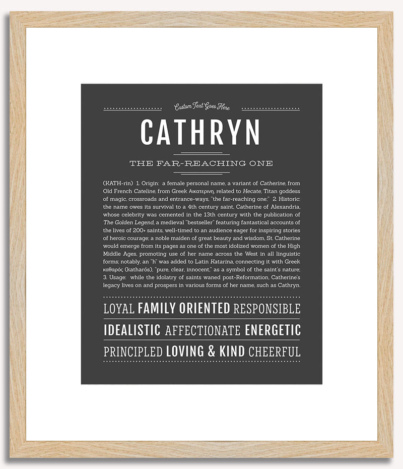 Cathryn | Name Art Print