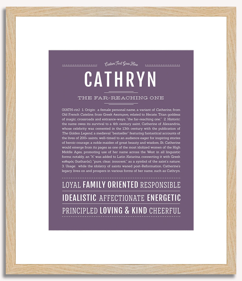 Cathryn | Name Art Print