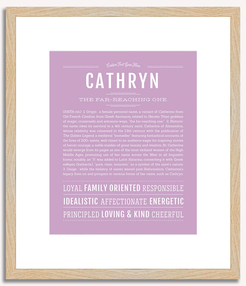 Cathryn | Name Art Print