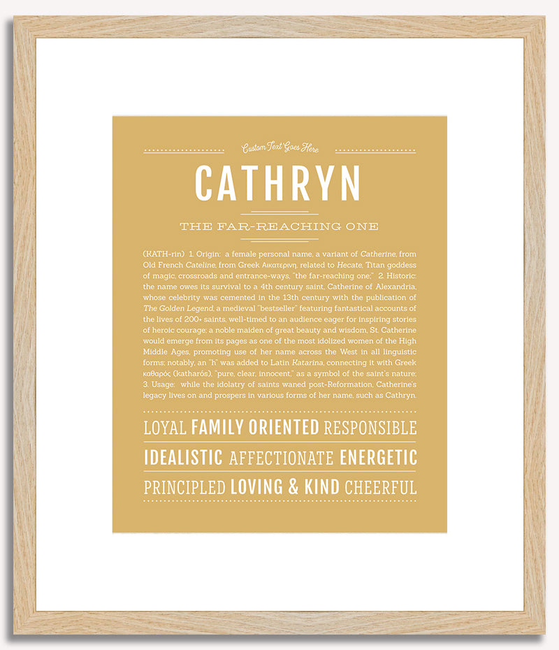 Cathryn | Name Art Print