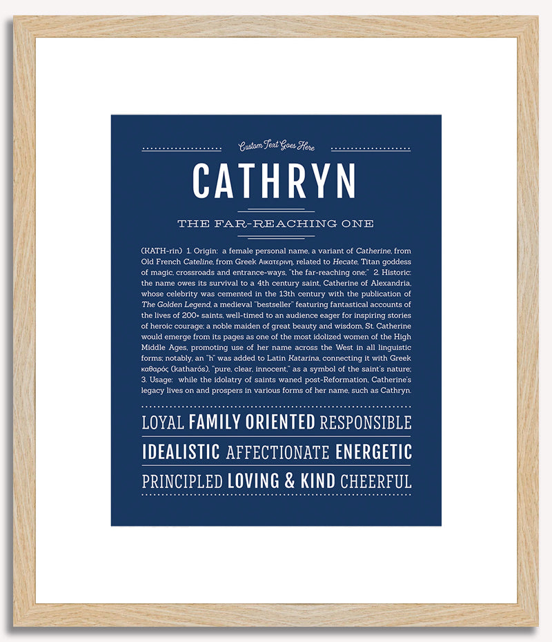 Cathryn | Name Art Print