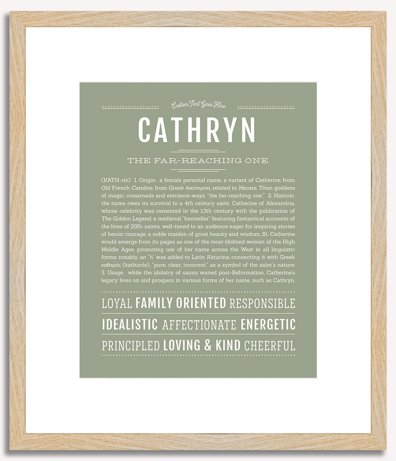 Cathryn | Name Art Print