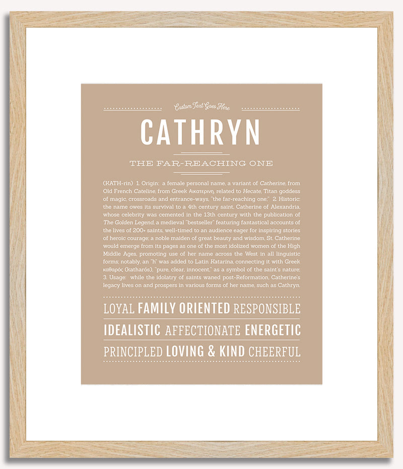 Cathryn | Name Art Print