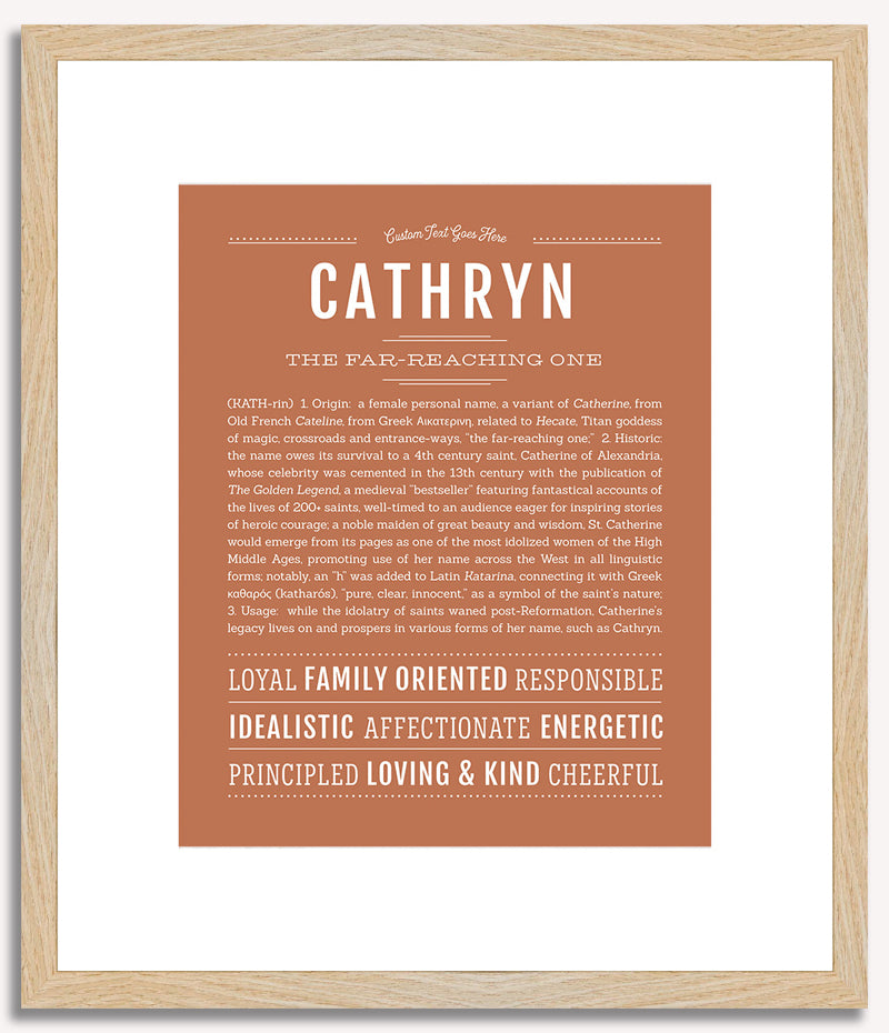 Cathryn | Name Art Print