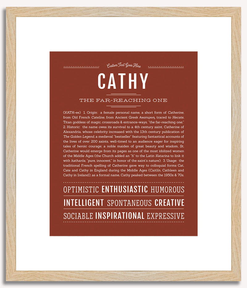 Cathy | Name Art Print