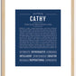 Cathy | Name Art Print