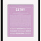 Frame Options | Lilac | Black Frame, Matted