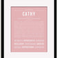 Frame Options | Dusty Rose | Black Frame, Matted