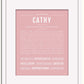 Frame Options | Dusty Rose | White Frame, Matted