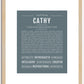 Cathy | Name Art Print