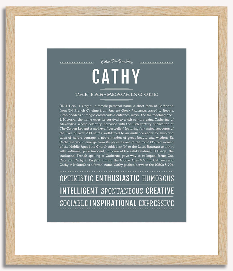 Cathy | Name Art Print