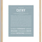 Cathy | Name Art Print