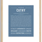 Cathy | Name Art Print