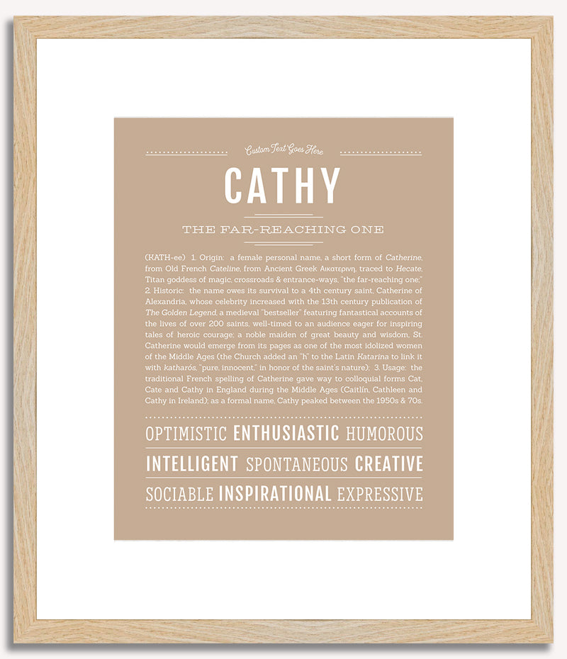 Cathy | Name Art Print