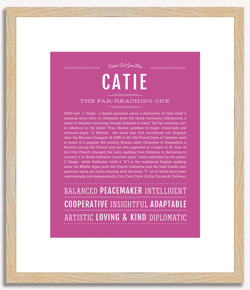 Catie | Name Art Print